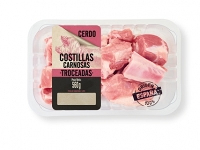 Costillas de cerdo carnosas troceadas 2.19 €