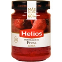 Hipercor  HELIOS mermelada extra de fresa 60% de fruta frasco 340 g