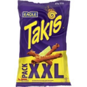 TAKIS rollitos de maíz sabor a lima picante Pack XXL bolsa 1