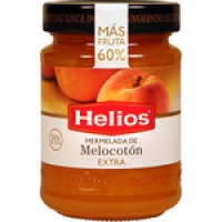 Hipercor  HELIOS mermelada extra de melocotón 60% de fruta frasco 340 