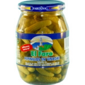 EL FARO pepinillos en vinagre extrafinos frasco 200 g neto e 2.30 €