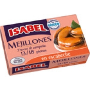 ISABEL mejillones en escabeche en origen seleccionados 13-18 1.45 €