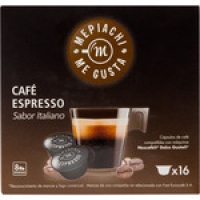 Hipercor  MEPIACHI café espresso italiano intensidad 8 estuche 8 cápsu