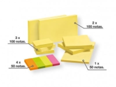 United Office® Set de notas adhesivas 1.99 €