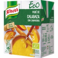 Hipercor  KNORR Eco puré de calabaza con zanahoria ecológico envase 30