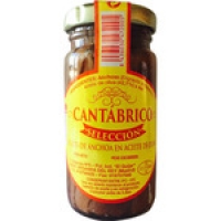 Hipercor  CANTABRICO filetes de anchoa en aceite de oliva tarro 55 g n