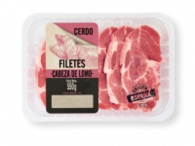 Filetes de cabeza de lomo de cerdo 2.19 €