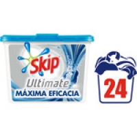 Hipercor  SKIP Ultimate detergente máquina líquido doble acción con ag