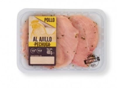Pechuga de pollo al ajillo 1.89 €