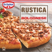 Hipercor  DR.OETKER Rustica Bolognese pizza carne picada y salsa boloñ