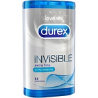 Hipercor  DUREX Invisible preservativos extra sensitive y extra fino c