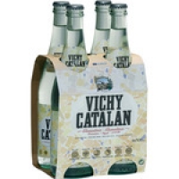 Hipercor  VICHY CATALAN agua mineral con gas pack 4 botellas 50 cl
