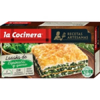 Hipercor  LA COCINERA RECETAS ARTESANAS lasaña de espinacas y queso fr