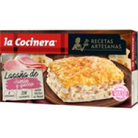 Hipercor  LA COCINERA RECETAS ARTESANAS lasaña jamón york y queso suav
