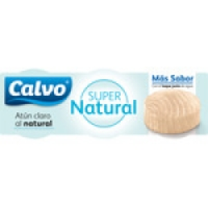 CALVO atún claro Super Natural más sabor pack 3 lata 56 g ne 2.39 €