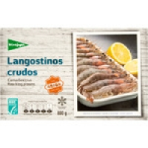 EL CORTE INGLES langostino crudo 48/64 piezas estuche 800 g  6.49 €