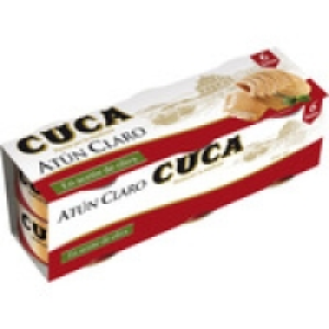 CUCA atún claro en aceite de oliva pack 6 latas 48 g neto es 6.39 €