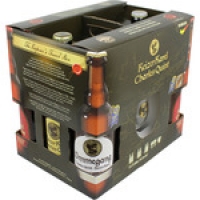 Hipercor  CARLOS V TRABEL BOX cerveza rubia belga estuche 6 botellas 3