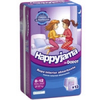 Hipercor  DODOT Happyjama braguita de noche niñas 8-12 años 27-57 kg r