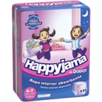 Hipercor  DODOT Happyjama braguita de noche niñas 4-7 años 17-29 kg ro