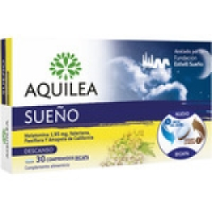 AQUILEA Sueño con Melatonina 1,95 mg, Valeriana, pasiflora y 9.35 €