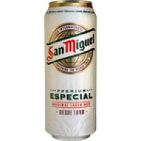 Hipercor  SAN MIGUEL cerveza rubia premium especial lata 50 cl