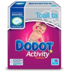 Dodot - Toallitas Activity 324 Unidades 11.99 €