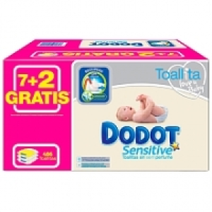 Dodot - Pack Toallitas Sensitive 486 16.99 €