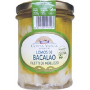 COSTA VASCA lomos de bacalao en aceite de oliva tarro 130 g  4.99 €