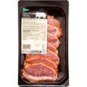 EL CORTE INGLES cinta de lomo ibérica adobada sin gluten pes 4.74 €
