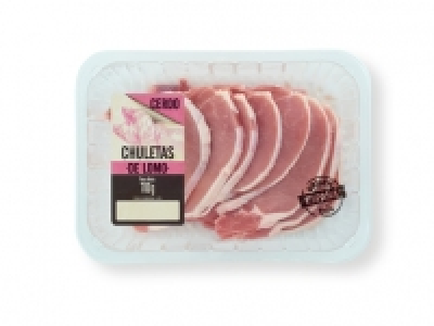 Chuletas de lomo de cerdo 2.29 €