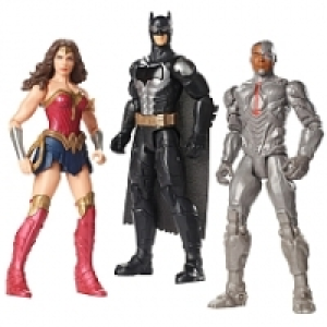 Liga de la Justicia - Batman, Mujer Maravilla y Cyborg 3 Pac