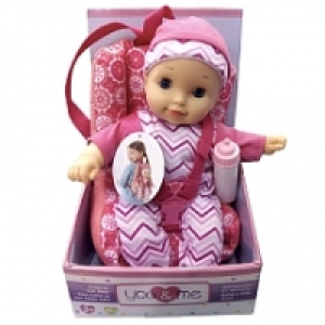 You < Me - Set Muñeco Bebé 30 cm con Silla Auto (varios m
