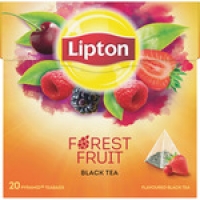 Hipercor  LIPTON té negro aromatizado con frutas del bosque estuche 20