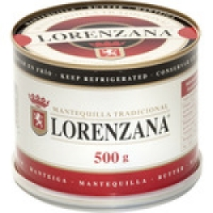 LORENZANA mantequilla sin sal lata 500 g 6.57 €