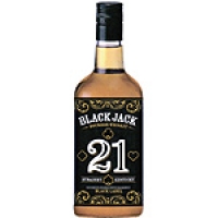 Hipercor  BLACK JACK 21 Black Label whisky bourbon de Kentucky botella