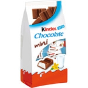 KINDER mini barritas de chocolate con leche envase 120 g 1.99 €