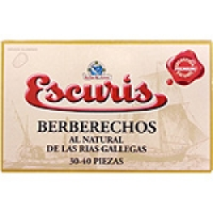 ESCURIS berberechos de las rías gallegas al natural lata 65  11.95 €