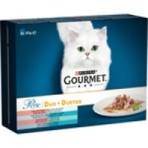 GOURMET PERLE alimento húmedo para gato duo del mar selecció