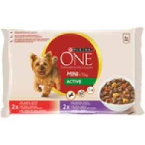 PURINA ONE ACTIVE selección de carnes para perros mini pack  2.30 €