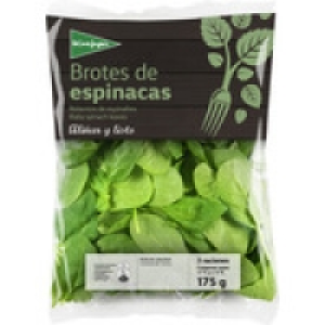 EL CORTE INGLES brotes de espinacas bolsa 175 g 1.59 €