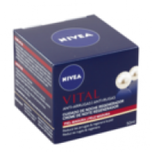 Clarel  Vital crema de noche regeneradora con extracto de perla y ca