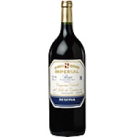 Hipercor  IMPERIAL vino tinto reserva D.O. Rioja estuche de madera mag