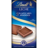 Hipercor  LINDT chocolate con leche sin azúcares añadidos y sin gluten