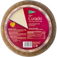 Hipercor  EL CORTE INGLES queso castellano curado elaborado con leche 