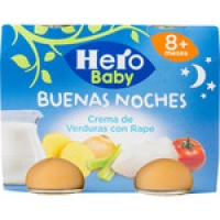 Hipercor  HERO BABY BUENAS NOCHES tarritos de crema de verduras con ra