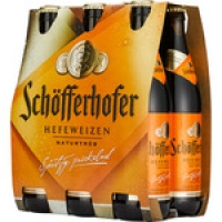 Hipercor  SCHOFFERHOFER Hefeweizen cerveza rubia de trigo alemana pack