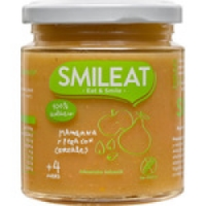 Hipercor  SMILEAT tarrito de manzana y pera con cereales 100% ecológic