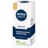 Hipercor  NIVEA MEN crema hidratante protector Sensitive FP-15 tubo 75