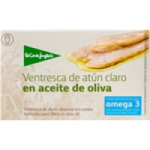 EL CORTE INGLES ventresca de atún en aceite de oliva lata 73